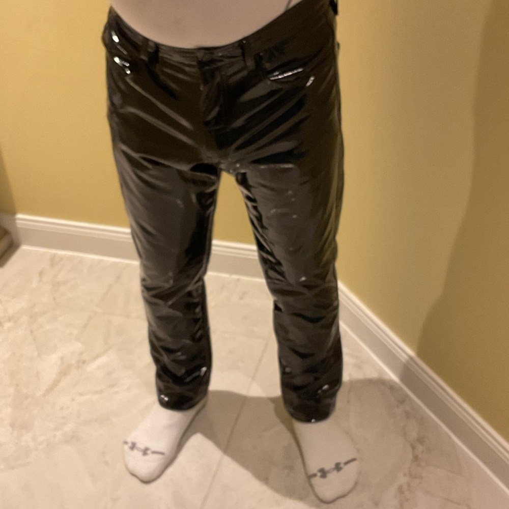 Andrew Christian Black Dress Pants with Sleek Silhouette